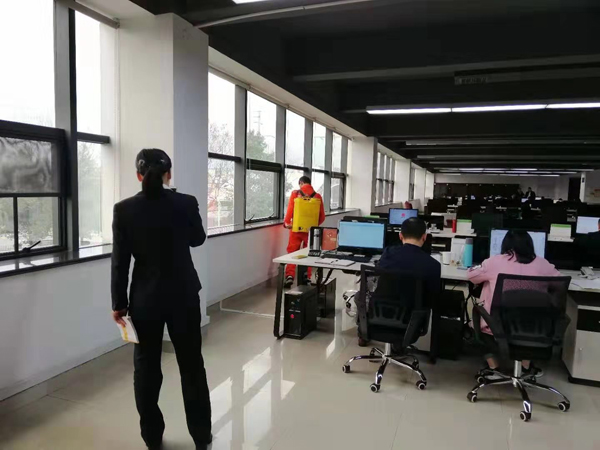 白蚁防治施工现场